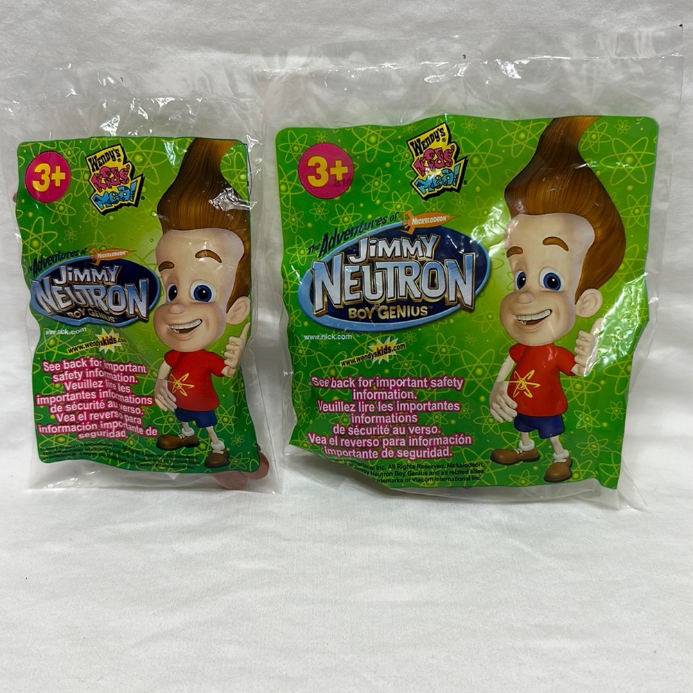 Wendy’s kids meal, Jimmy Neutron toys